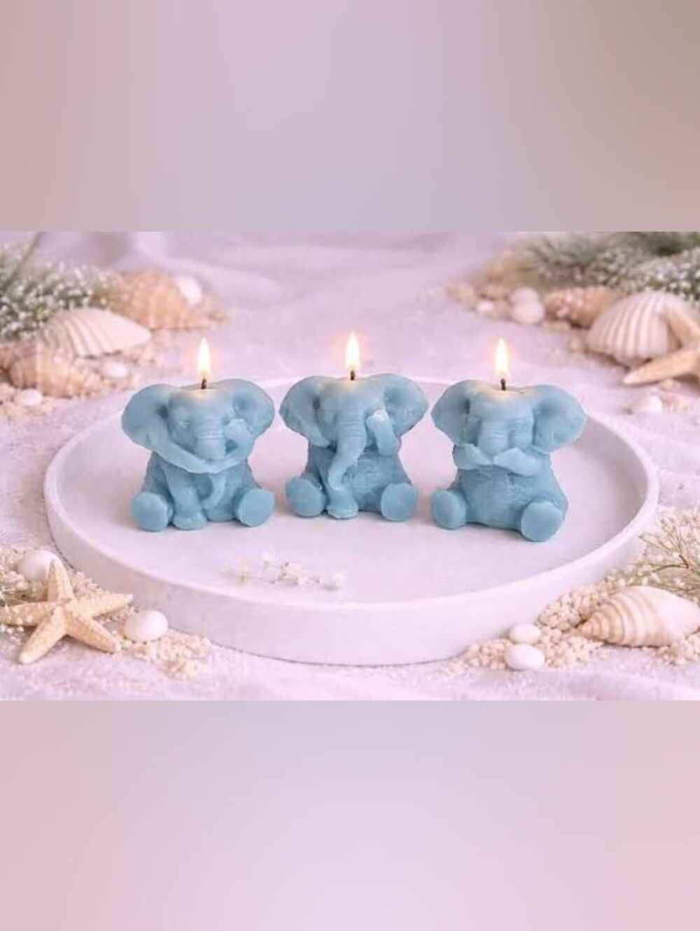 Scented Elephant Candle Set